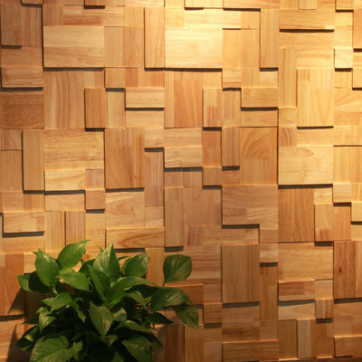 船木电视背景墙 海洋风韵与工业美学的交融